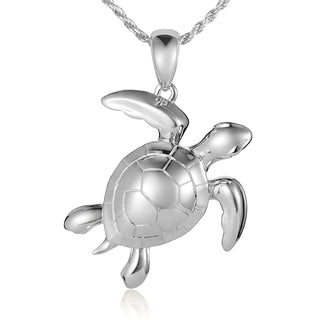 Sterling Silver Turtle Pendant