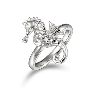 Sterling Silver Seahorse Ring