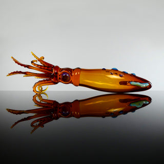 Amber and Opal Squid