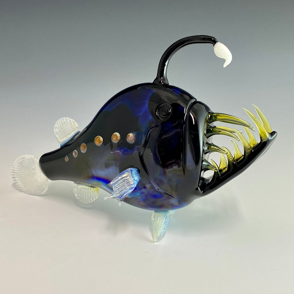 Large Angler Fish by Jeremy Sinkus – The Glass Station Studio and