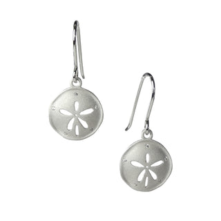 Sterling Silver Sand Dollar Earrings