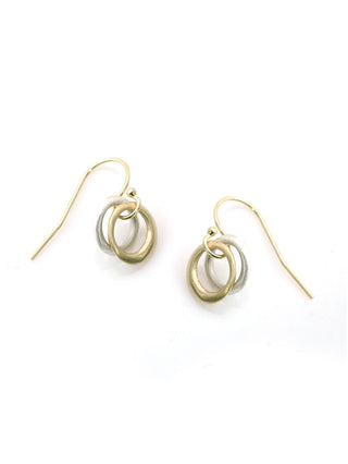 Mixed Metal 14k And Silver Circle Earrings —Philippa Roberts