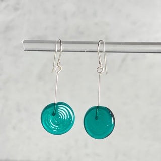 Glass Tab Earrings