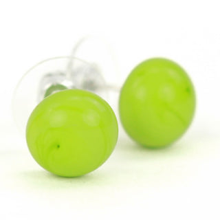Glass Stud Earrings