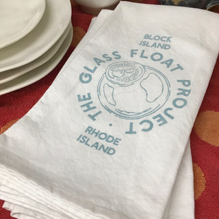 Glass Float Project Tea Towel
