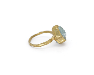 Aquamarine Guardian Ring