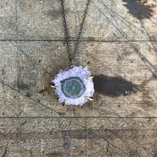 Stalactite Slice Pendant