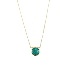 Load image into Gallery viewer, Turquoise Circles Necklace
