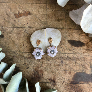 Stalactite Slice Earrings