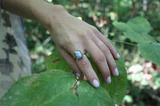 Aquamarine Guardian Ring
