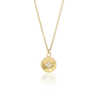 "Four Star Wave" Necklace in 18k Gold