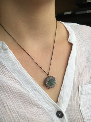Stalactite Slice Pendant