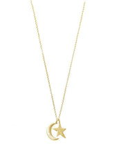 Load image into Gallery viewer, Star &amp; Moon Necklace
