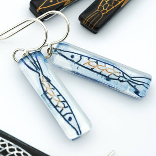 Pisces Bar Earrings