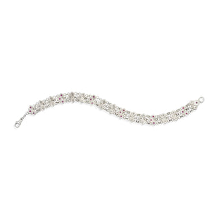 "Triple Station" Bracelet in Sterling Silver