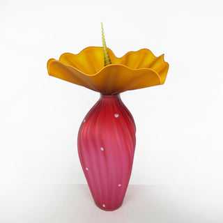 BOBtanical Tall Vase in Ruby