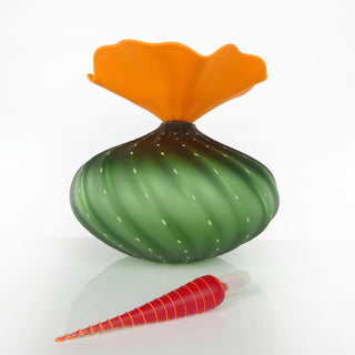 BOBtanical Urchin Vase in Forest Green