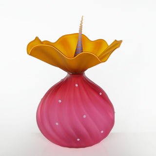 BOBtanical Lima Vase in Ruby