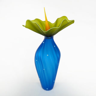 BOBtanical Tall Vase in Aqua