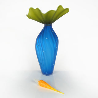 BOBtanical Tall Vase in Aqua