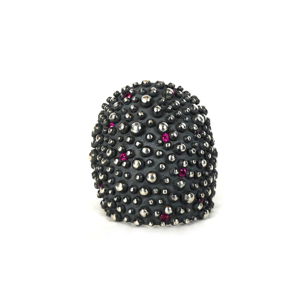 Bumpy Wide Domed Armor Ring – The Glass Station Studio and Gallery