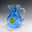 Sapphire With Lime Green Lip Wrap