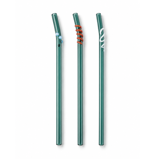 Bent Glass Straw - 9"