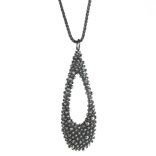 Bumpy Large Drop Necklace