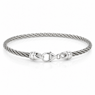 Cable Bracelet in Sterling Silver