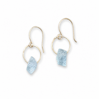 Aquamarine Birthstone Earrings