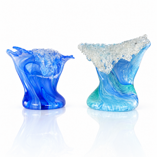 Glass Wave Sculpture