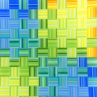 'Summer' Fused Glass Platter