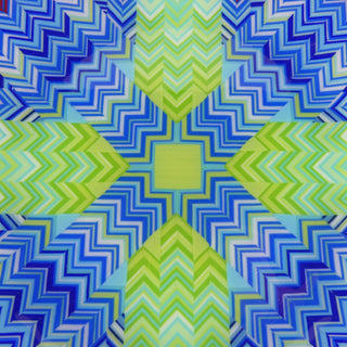 'Green Energy' Round Glass Platter