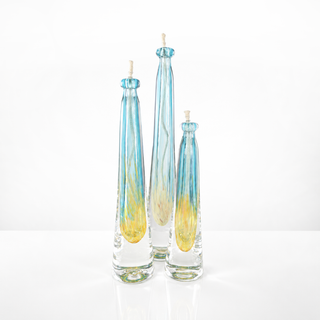 Tall Oil Lamp Trio