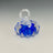 Cobalt Blue with Clear Stem