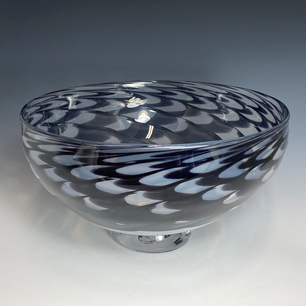 Black and White Vortex Bowl