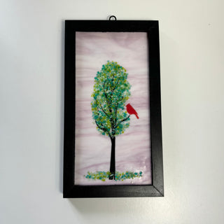 'Seasons (Cardinal in a Tree)' Sun Catcher