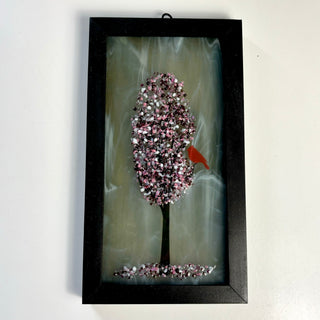 'Seasons (Cardinal in a Tree)' Sun Catcher