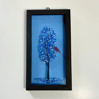 'Seasons (Cardinal in a Tree)' Sun Catcher