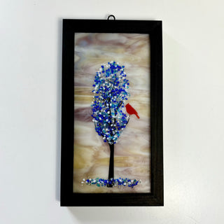 'Seasons (Cardinal in a Tree)' Sun Catcher