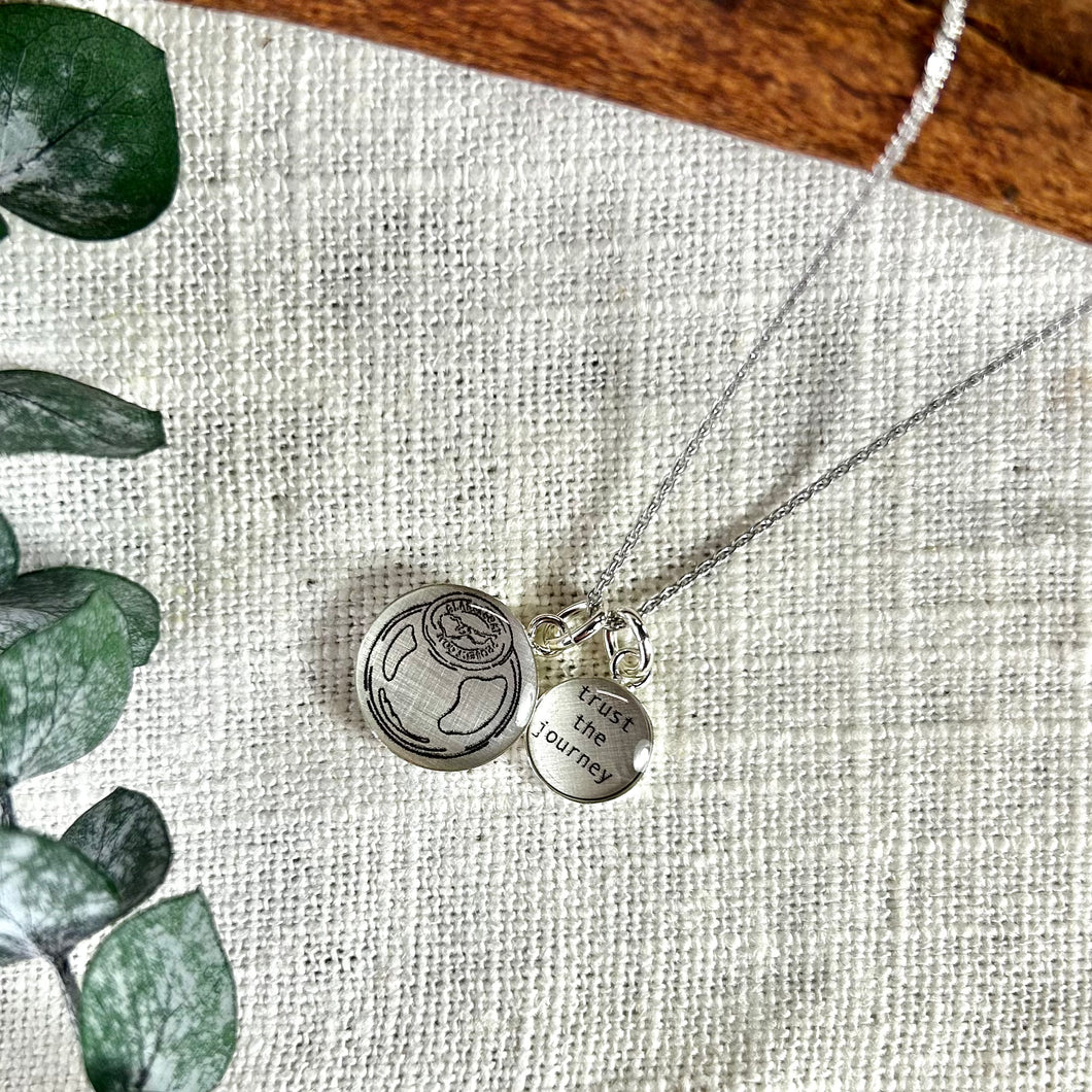 The Glass Float Project Necklace