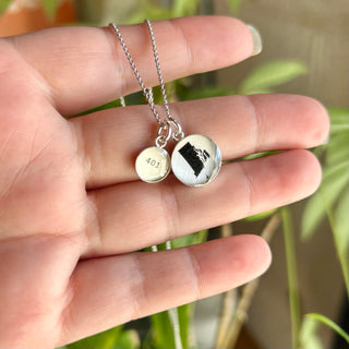 Rhode Island Sterling Silver Charm Necklace