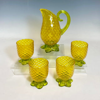 Pineapple Glass Water Pitcher
