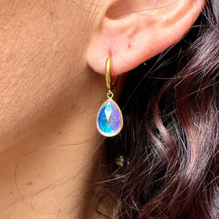 Aurora Teardrop Crystal Earrings