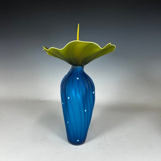 BOBtanical Tall Vase in Aqua
