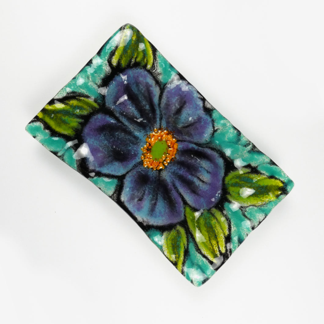 Blue Poppy Platter | Small