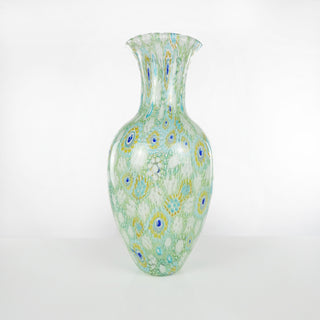 White Peacock Stargown Amphora Vase