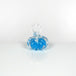 Copper Blue with Clear Stem