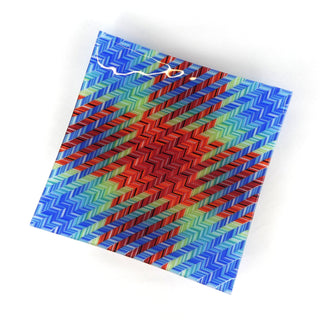 "Molten Ice" Fused Glass Platter