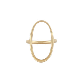 Open Oval 14k Ring